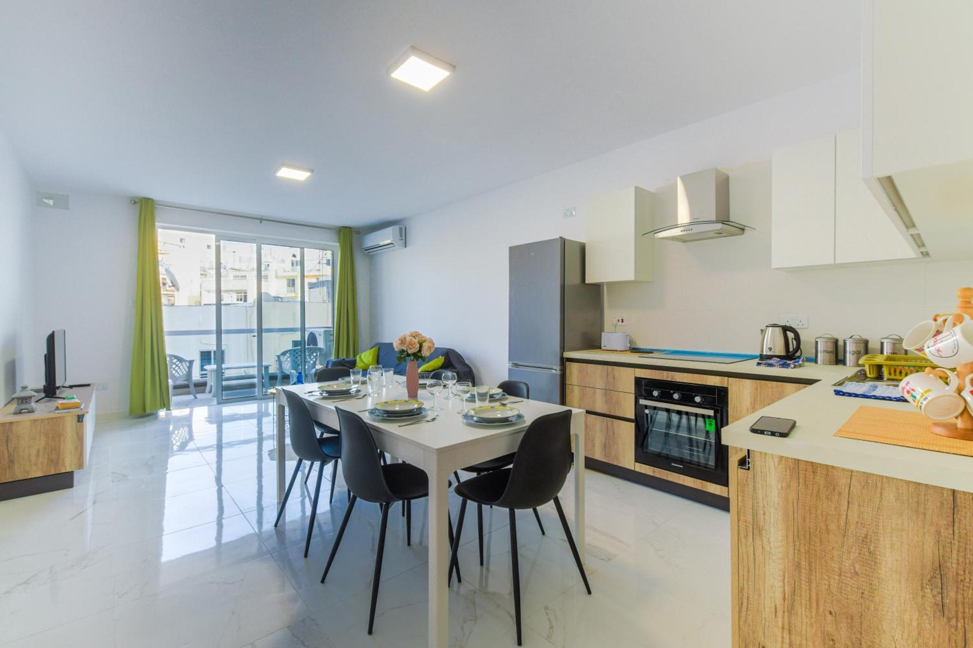 Spacious Brand New Apartment 3 Bdr 2Bth Bugibba Bahía de San Pablo Exterior foto